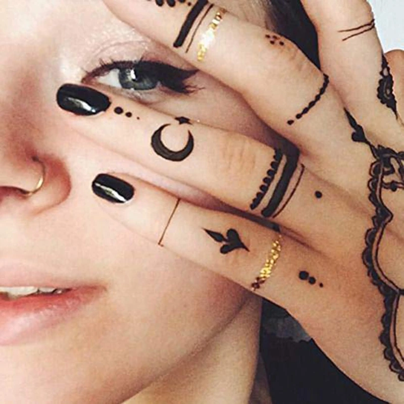 27RC 2 Color Temporary Tattoo Kit for Women Men Kids Fake Tattoos Semi Permanent Tattoo Ink Art Painting