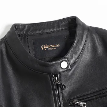 

2020 Genuine Leather Women Winter Autumn Jacket Female Vintage Streetwear Motorcycle Real Sheepskin Coat Y-1845