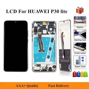 

6.15" Original LCD With Frame For HUAWEI P30 Lite LCD Display Screen For HUAWEI P30 Lite Screen Nova 4e MAR-LX1 LX2 AL01
