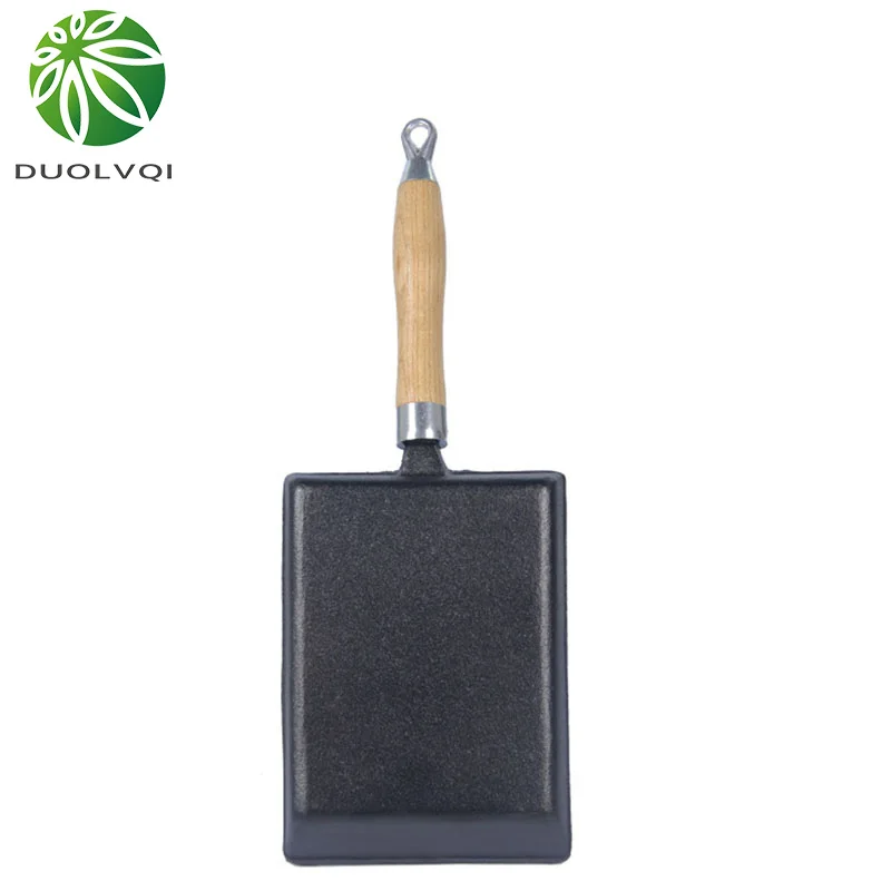 Duolvqi японский чугунная сковородка для омлета с антипригарным окрытием Фрай
