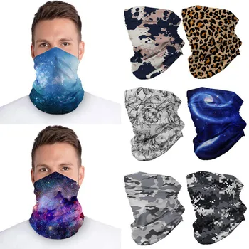 

Multifunctional Women Face Scarf Windproof UV Protection Anti Dust Face Mask Climbing Hiking Fishing Printed Neck Scarves