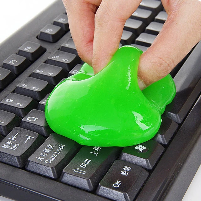 Super Clean Keyboard Cleaning Gel - In Use 