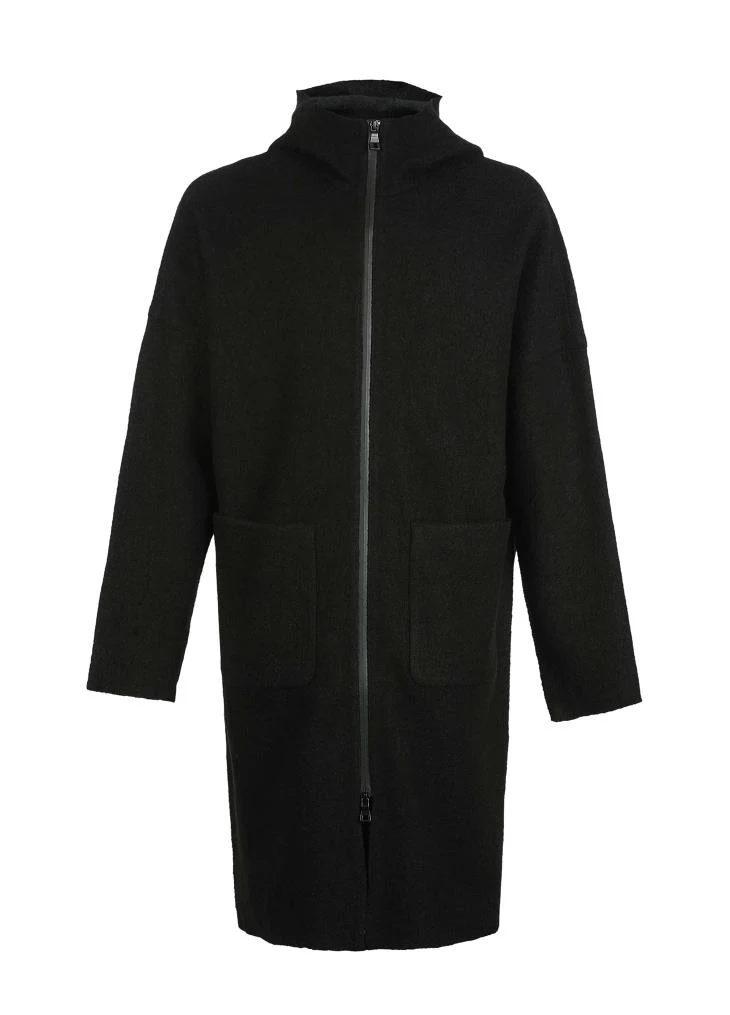 JackJones мужской досуг с капюшоном шерсть вязаный пальто куртка | 218327509