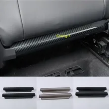 Автомобильное внутреннее сиденье задняя защитная крышка Анти Kick Board Stick Trim 2 шт. для Volkswagen VW TiguanL Tiguan L MK2