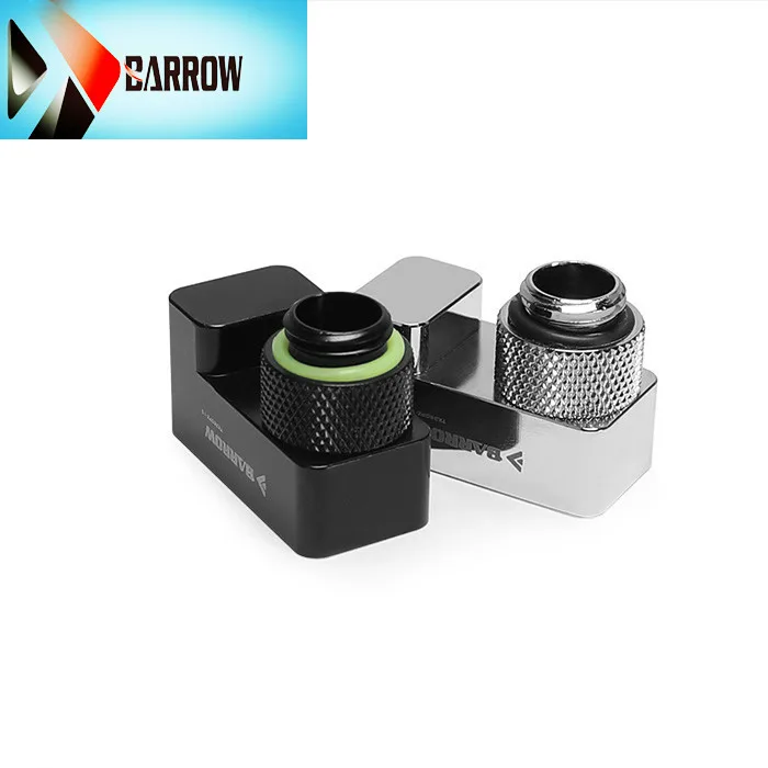 Barrow G1/4 &quotфитинги черный/серебристый 360 Поворотный офсетный соединитель