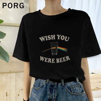 

Wish You Were Beer Couple Short Sleeved Graphic T Shirt Fashion Tee Funny Tee Fashion Shirt Tumblr Graphic Tops