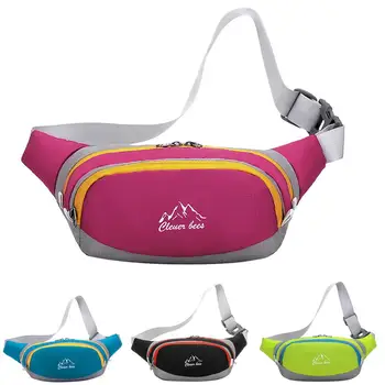 

Simple Leisure Fashion Sport Fitness Waist Pack Men Women Fanny Pack Female Waist Bag Belt Money Travel Sport Running Pack/E