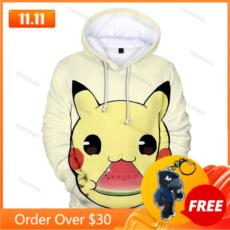 

Cute Kids Hoodie Shooting Anime 3D Print Sweatshirt Tops Men and Women Japan Cartoon Anime Tops Teen Clothes