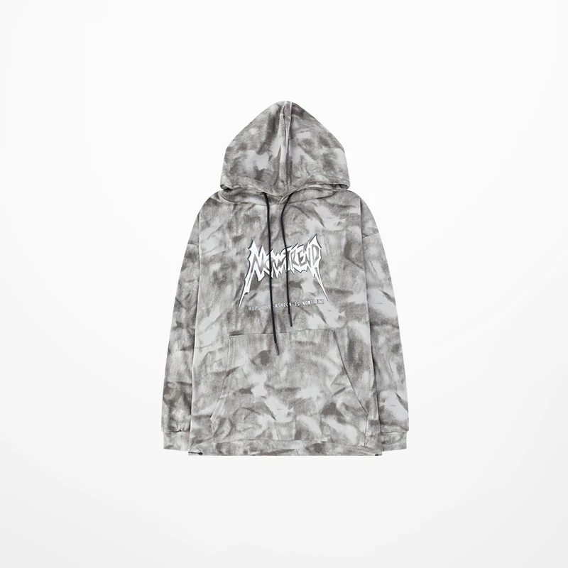 

2020 Winter New Men's Hoodies Hip Hop Tie Dye Pullover Loose Casual Fashion Couple Oversized Hoodie Streetwear