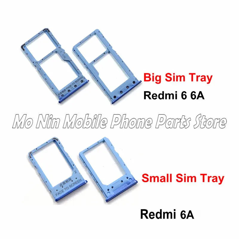Новые адаптеры для держателя слота SIM-карты запасные части Xiaomi Redmi 6 6A 6Pro SIM-и TF-карт