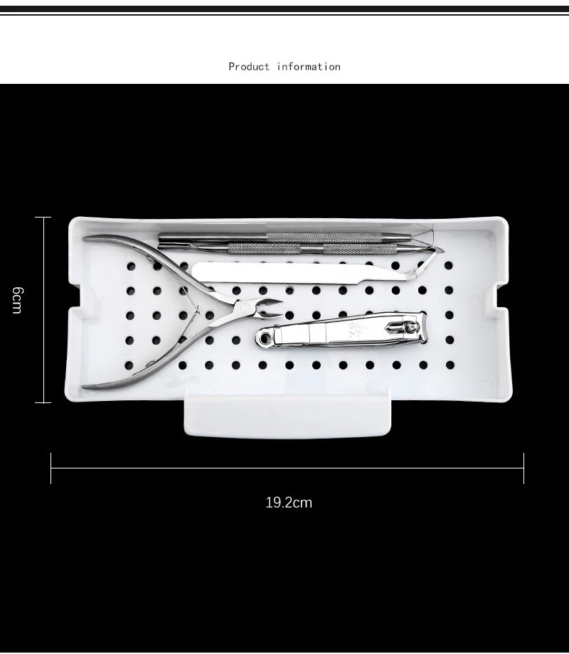 Angnya Pro стерилизация лоток стерилизатор дизайн ногтей дезинфекция коробка для стали металла пинцет щипчики оборудование очиститель хранения инструменты