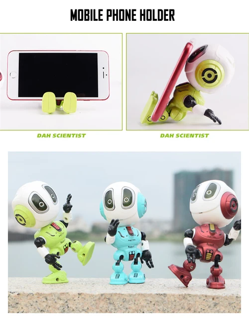 Steam Smart Talking Robot Toy DIY Gesture Electronic Removable Doll Toy Touch Electronic Sound Light Robot Toy Kids Gifts 4