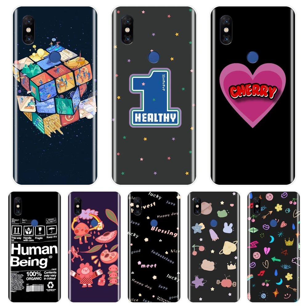 Xiaomi Mi Max Mix 1 2 2S 3 Black Heart Star Space Quotes Xiaomi Mi Note ...