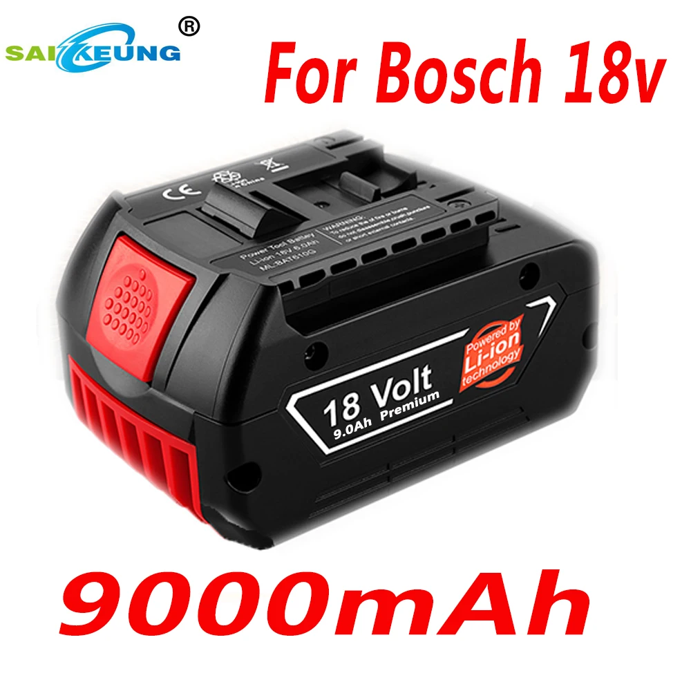 Brand New 18V 9000mAh Lithium Ion Battery Replacement Bosch Professional for Power Tools BAT609 BAT610 BAT618 BAT619 | Электроника