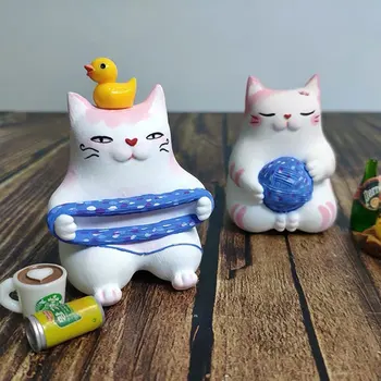 

Molds for Chocolate creative animal couple cat shape cake fondant mold original design suit for soap Aroma wax plaster crafts