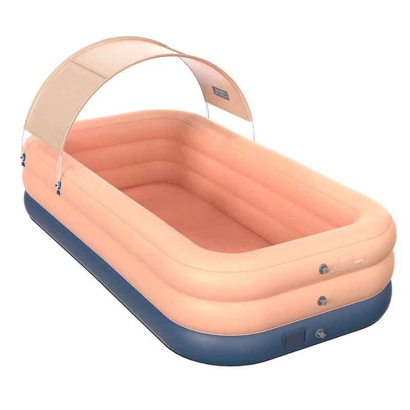 Kids Outdoor Canopy Sunshade Swimming Pool PVC Wireless Automatic Inflatable Swimming Pool Household Adult Large Infant