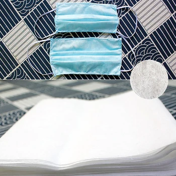 

Waterproof Non-woven Fabrics DIY Mask Handmade Mask Sewing Accessories Breathable Mask Fabrics 17.5cm * 20/30/50 M