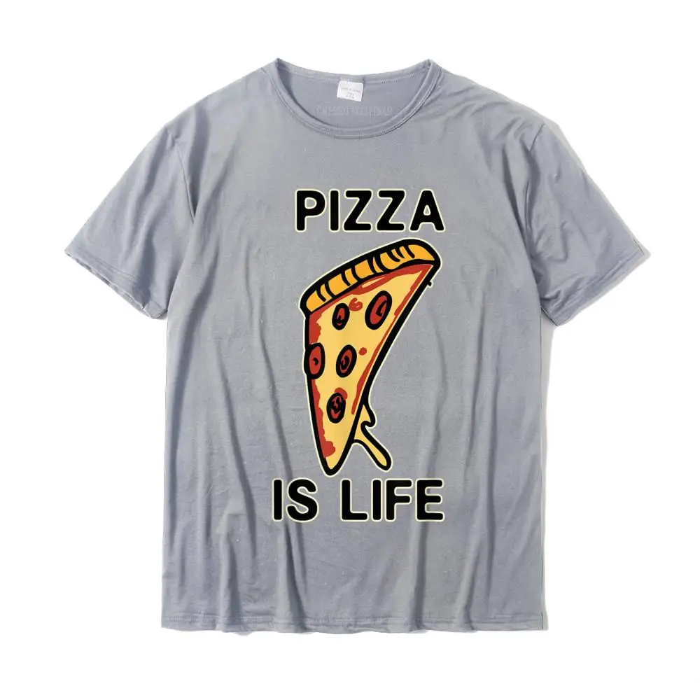 Custom Normal T Shirt Newest Fall Short Sleeve Round Neck Tops & Tees 100% Cotton Mens Printing Tee-Shirt Drop Shipping Funny Pizza Tee Cute Slice Love Perfect Birthday Gift Idea T-Shirt__MZ16293 grey