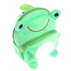 Mini Mochila escolar de rana de dibujos animados para bebé, morral escolar de felpa para niños, regalo de cumpleaños y Navidad, 2022