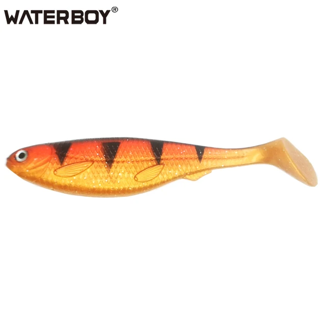 soft lure artificial bait big shads soft 12.5cm 13.7g 15cm 22g PVC material 20cm 55g T Tail Softbaitsfor sea bass perch zander Color 2 1pcs