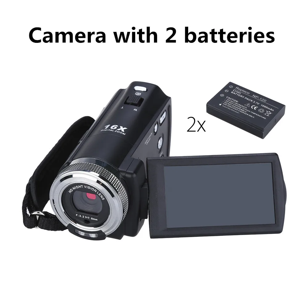 Цифровая видеокамера full hd 1080P 16x Zoom camescope filmadoras DVR IR ночное видение camaras fotograficas
