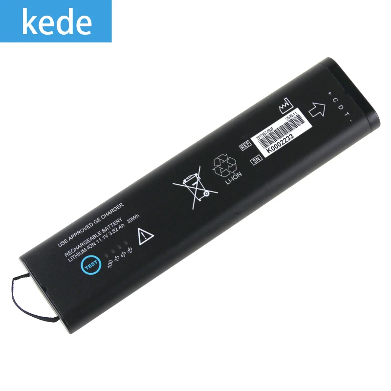 Kede SM201-6 Перезаряжаемые Батарея для GE DASH 3000 4000 5000 B20 B30 B40 B20I B30I B40I 11,1 V 3.52Ah/39WH