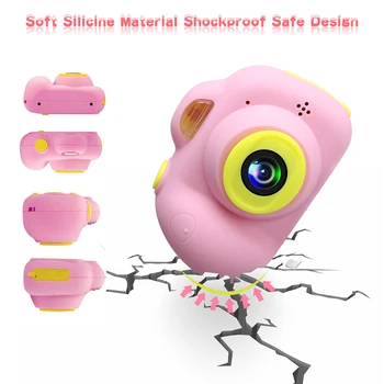 

камера Children's Mini Camera Ful HD Screen Digital Camera Toy Holiday Photo Video Christmas Gift Camera Toy детский фотоаппарат