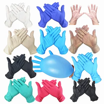 

20PCS/Set Multifuctional Disposable Gloves Nitrile Gloves Latex Gloves Kitchen Baking Gloves Garden Cleaning Waterproof Gloves