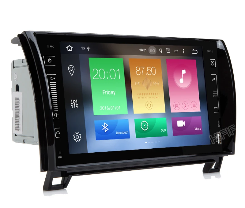 Автомобильный мультимедийный плеер 2 Din Android 9,0 для Toyota Tundra Sequoia 2007 2008 2009 2010 2011 2012 2013 автомобильное радио Wi-Fi ips