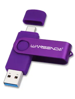 WANSENDA USB флеш-накопитель, OTG, 3,0 Гб, 512 ГБ, 256 ГБ, 64 ГБ, 32 ГБ, 16 ГБ