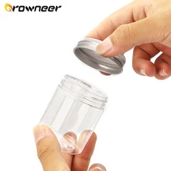 Tarros vacíos de plástico transparente para cosméticos, contenedor de muestra de crema facial, 30/50/60/80/100/120/150ml, 20 Uds.