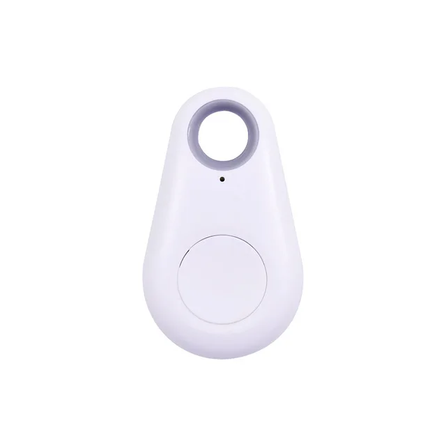 Белый Брелок для поиска ключей, Bluetooth, умный трекер, беспроводной датчик анти-потери сигнализации для домашних животных, кошельков, детей, телефонов, сумок - Цвет: Белый