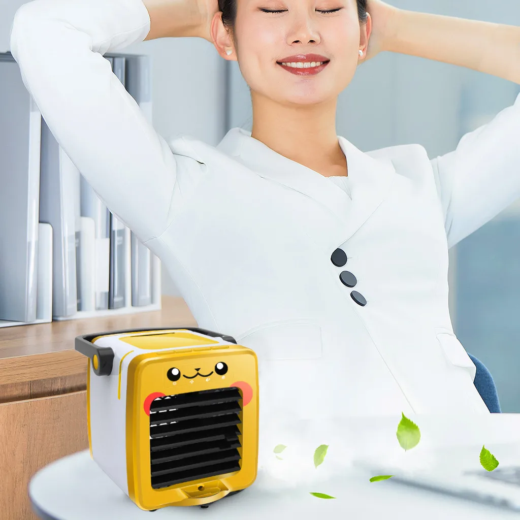 Usb зарядка портативный многофункциональный кондиционер вентилятор домашний холодильник Coole Hanlheld вентилятор воздушного охлаждения для офиса дома автомобиля