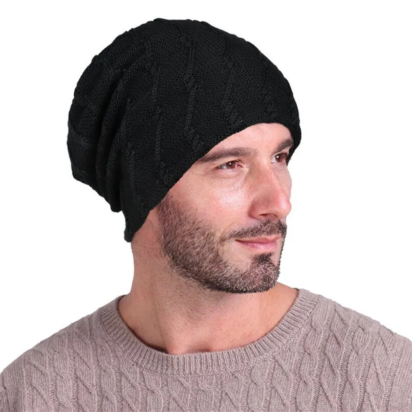 VIIANLES хип-хоп шапка из плотного бархата SkulliesBonnet Beanie Зимние вязаные шапки для мужчин унисекс вязаная шапка Повседневная шапочка сохраняет тепло Skullies