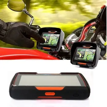 

Motorcycle GPS Navigator 4.3 Inch Three Anti-Navigation GPS Motos Instrument 256 + 8g Bluetooth Gps Para Carro Waterproof