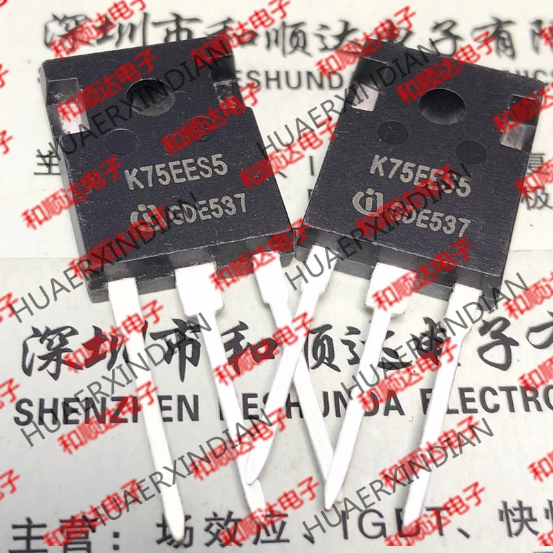5 шт., новые оригинальные кнопки K75EES5 IKW75N65ES5-247 650V 75A