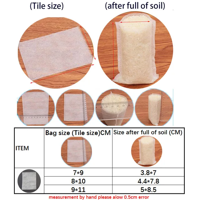 Mini Lapát Gereblye Ásó Fa Fogantyú Növényi Címke Vetőmag Ápolónő Táska Készletek Kertészeti Szerszámok Talajnövelő Virágok - Image 4