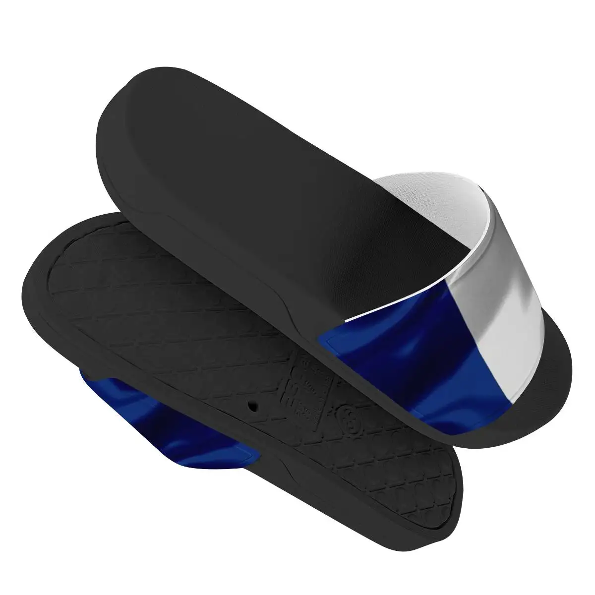 Men Custom Pattern Slippers France flag Print Summer Fashion Slides Sandals Outdoor Non-slip Beach Shoes Platform Flip Flops