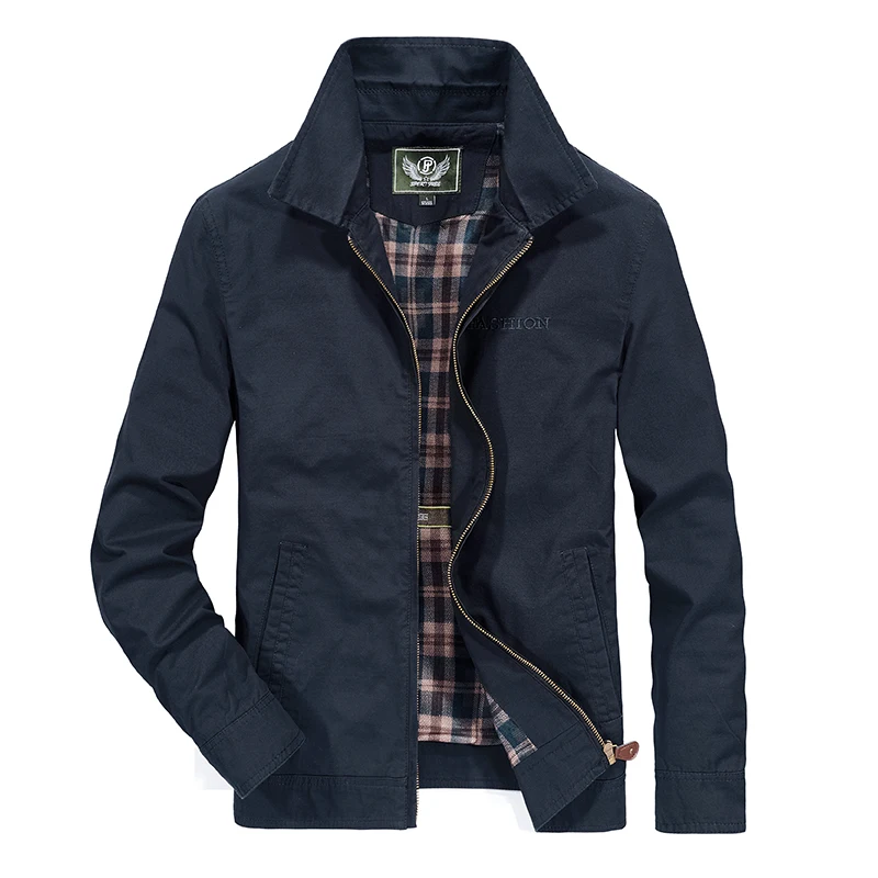 

Nice Casual Jacket Men Spring Autumn Turn-Down Collar Thin Coat Army Military Windbreaker Men Bomber Jackets Jaqueta Masculina