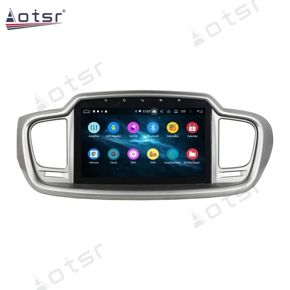 Aotsr Android 10.0 4+64G Car Radio Player GPS Navigation Car Stereo HD Multimedia HeadUnit For Kia SORENTO 2015 2016 DSP Carplay