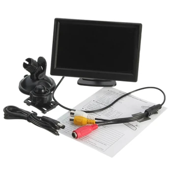 

5 Inch TFT LCD Car Rear View Monitor + 2 Stand for Reverse Backup Camera VCR DVD