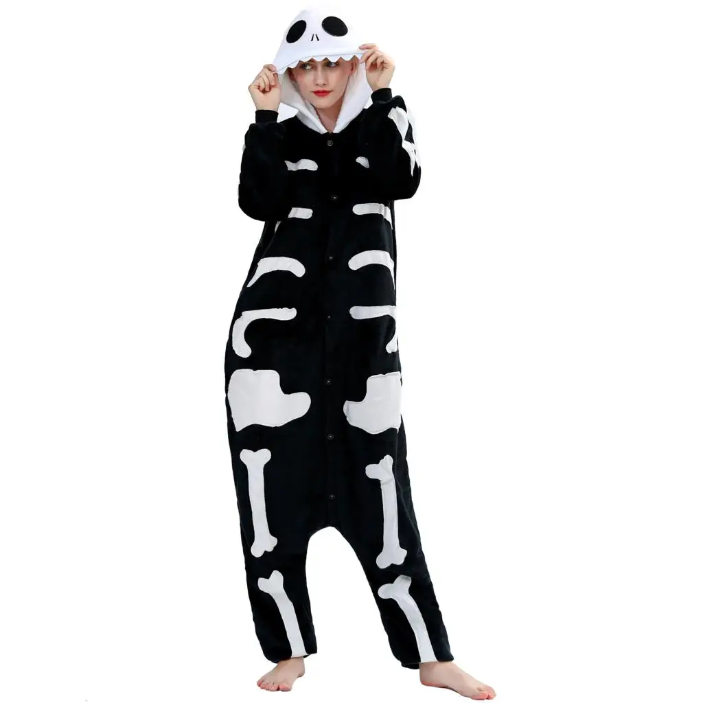 Pijamas con capucha para hombre y ropa de dormir de Animal, unicornio, Tigre, Totoro, Panda, Stitch, Onesies, disfraz de Cosplay _ - Mobile