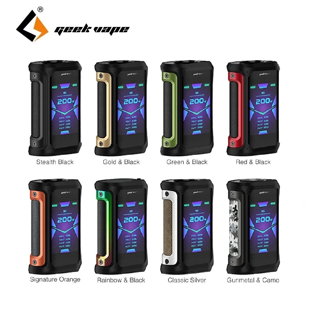 Buy  E cigarette box Mod Geekvape Aegis X 200w VAPE mod Fit 510 E Cigarette Vape atomizer zeus x /cerber