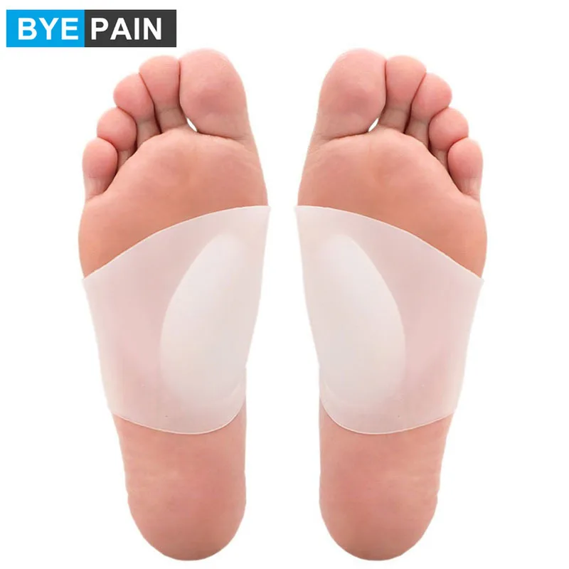Гелевые подушки для поддержки стопы мягкие 1 пара снятия боли При плоскостопии