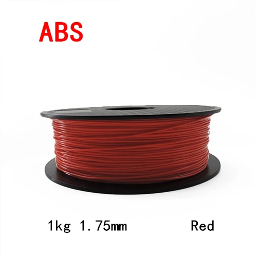1kg red Только для RU! YouSu ABS высокое качество 1,75 мм 10 м/0,5 кг/1 кг ABS 3d нити для 3d принтера нити для 3d принтера материалы для 3d принтера - Цвет: 1kg red