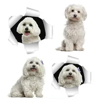 Hot Cartoon Maltese Dog Malta Puppy for Opel Decal Cute...