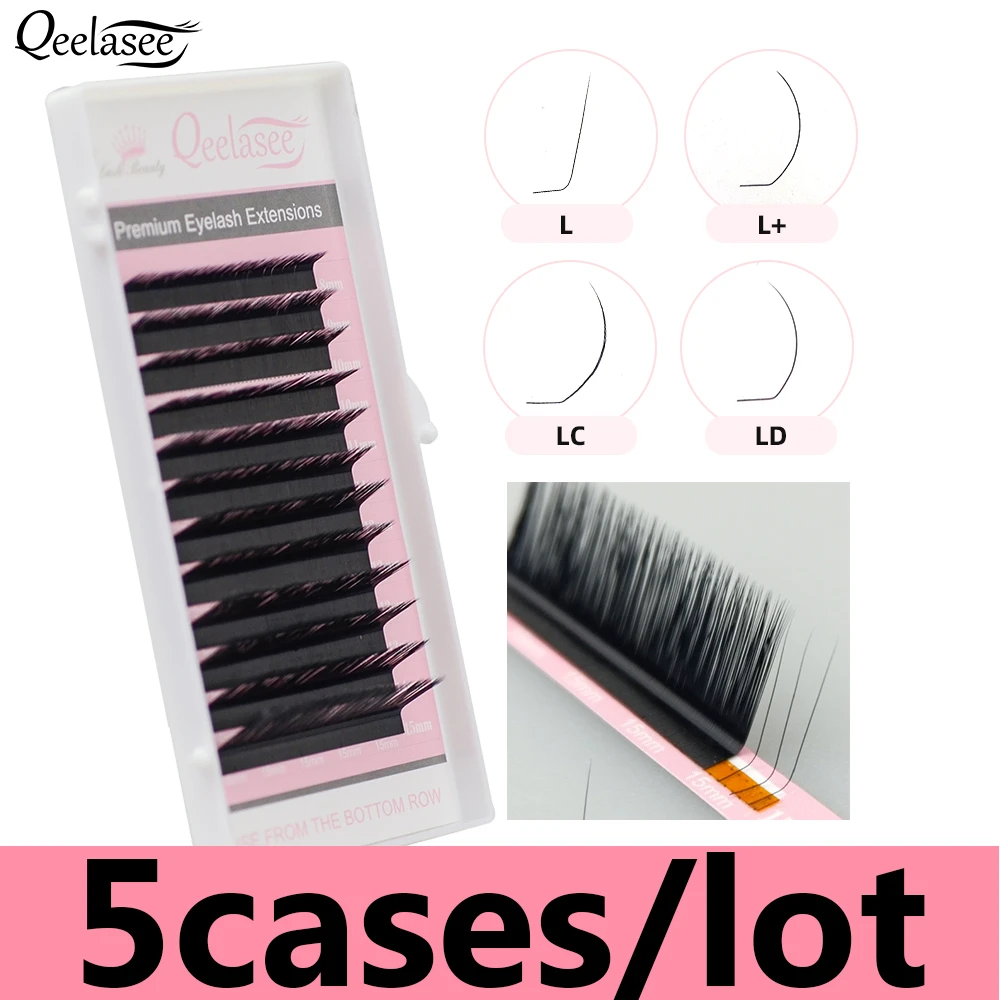 Qeelasee つけまつげエクステ 5トレイ L L Lc Curl ブラック素材 8 15mm ミックストレイ つけまつげ Aliexpress