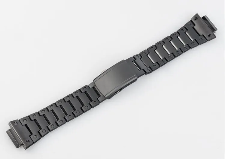Черные титановые Ремешки для наручных часов и ободок для DW5000 GM-W5610 GW5000 DW5035, набор часов, ободок для наручных часов/Чехол, металлический ремешок с инструментами