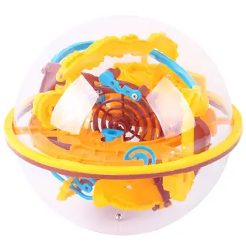 

First Stage 100 Levels Magic IQ Ball 3D Maze Ball UFO Ball 101104 Puzzle for Kids Children Educational Toys