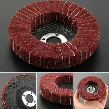 

320# 100mm Round Polishing Wheel Buffing Grinding Disc Abrasive Rotary Tool Polish Pad Polishers Drills